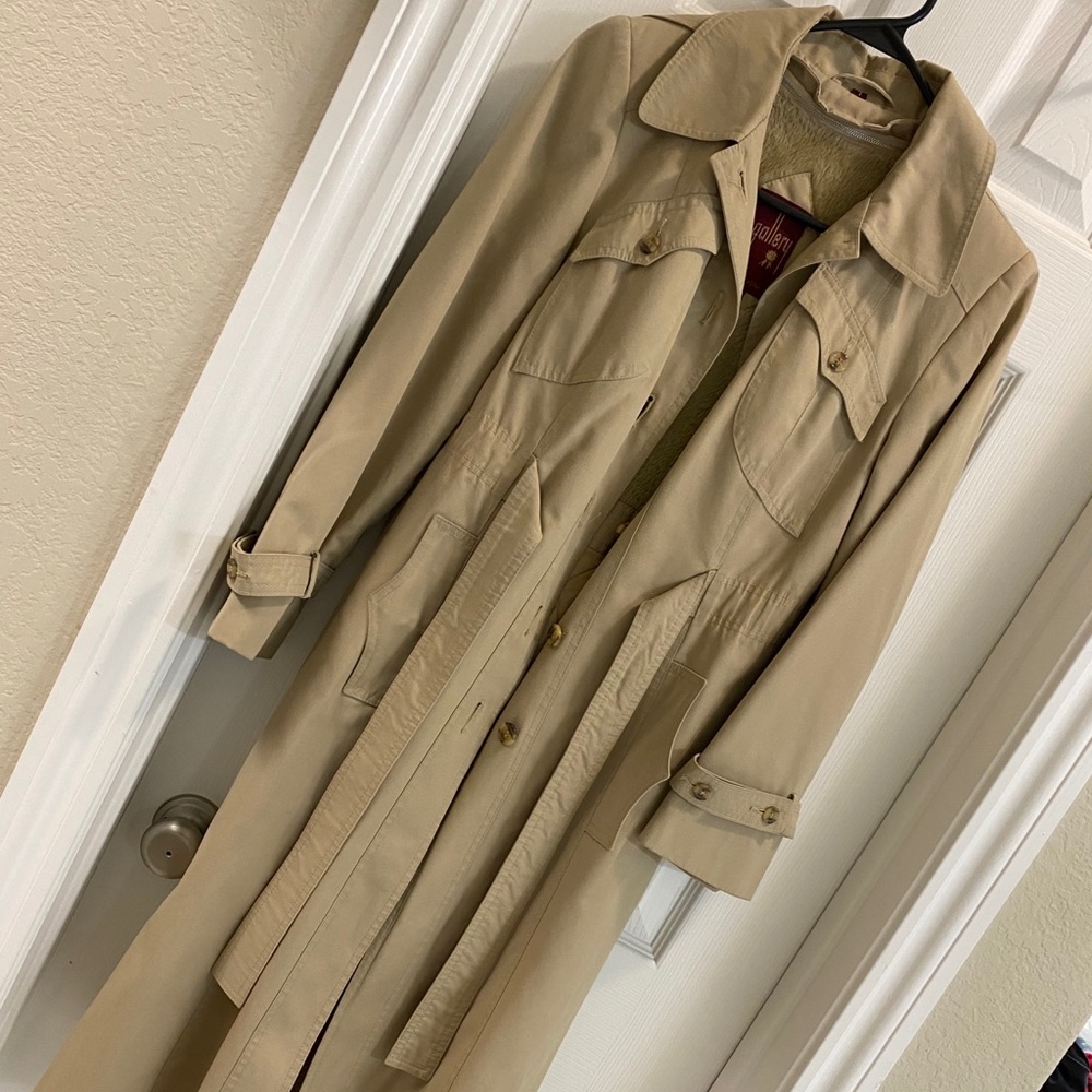 Khaki Winter Trench Coat